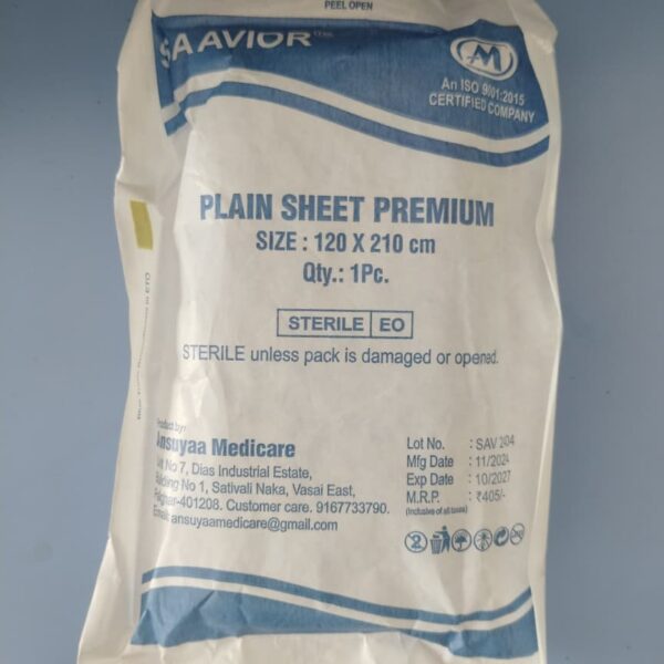 STERILE PLAIN SHEET