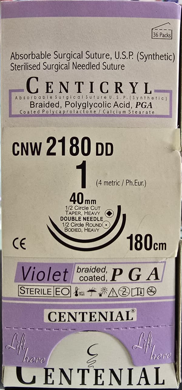 Centicryl No- 1 180cm CNW2180 DD