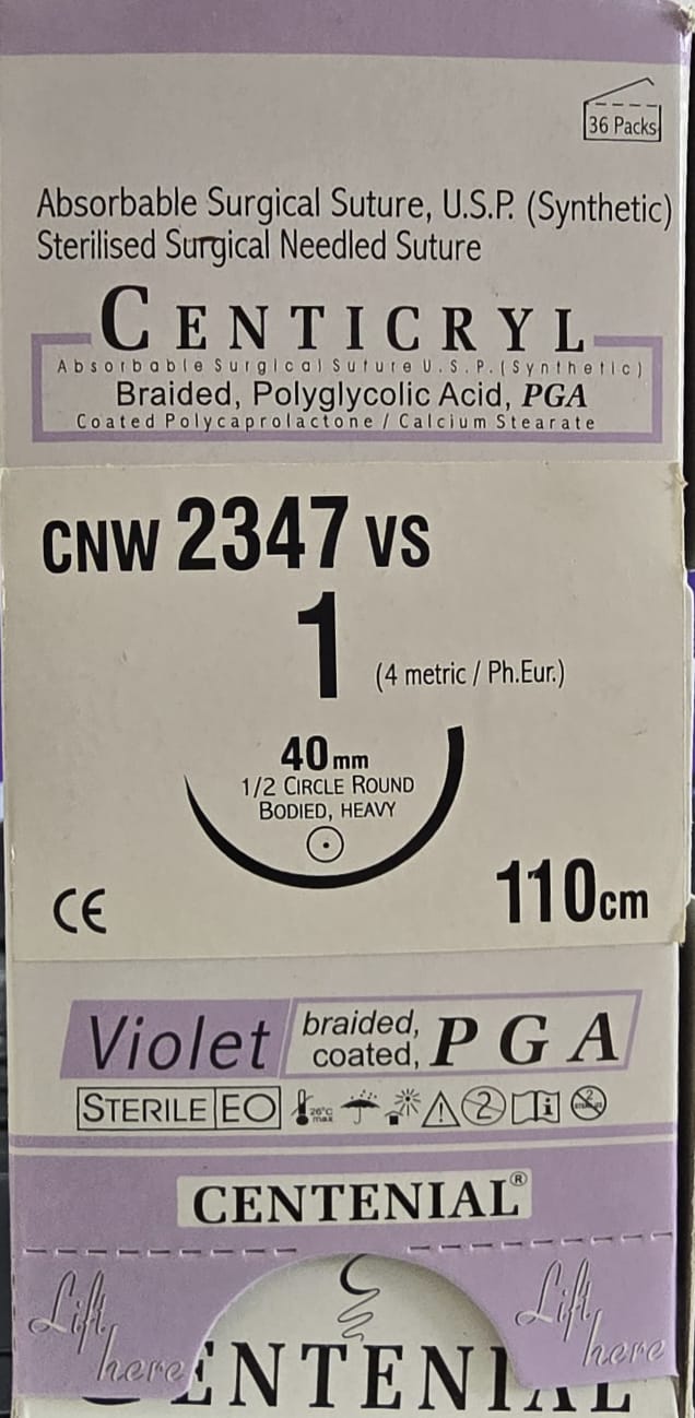 Centicryl No- 1 110cm CNW 2347 VS