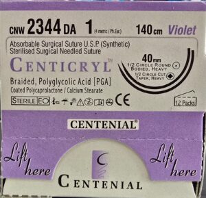 Centicryl No.1 Round Body 140cm Cnw 2344 DA