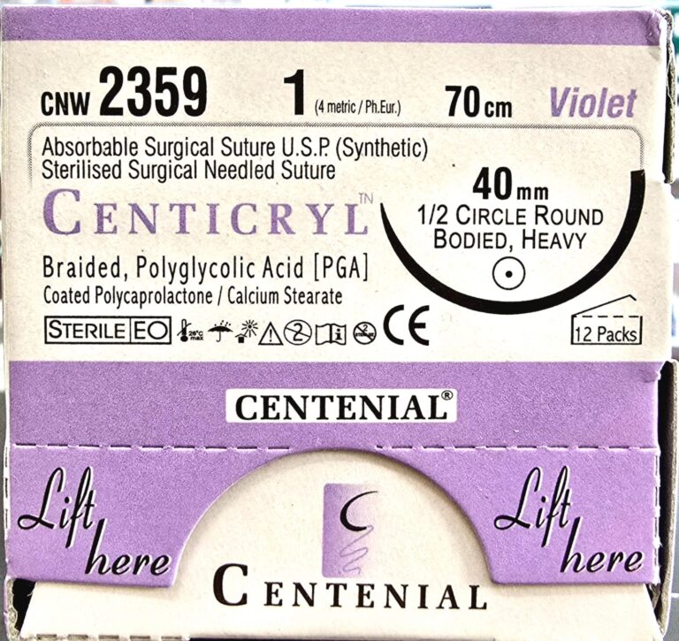 Centicryl No. 1 Round Body 70 cm Cnw 2359