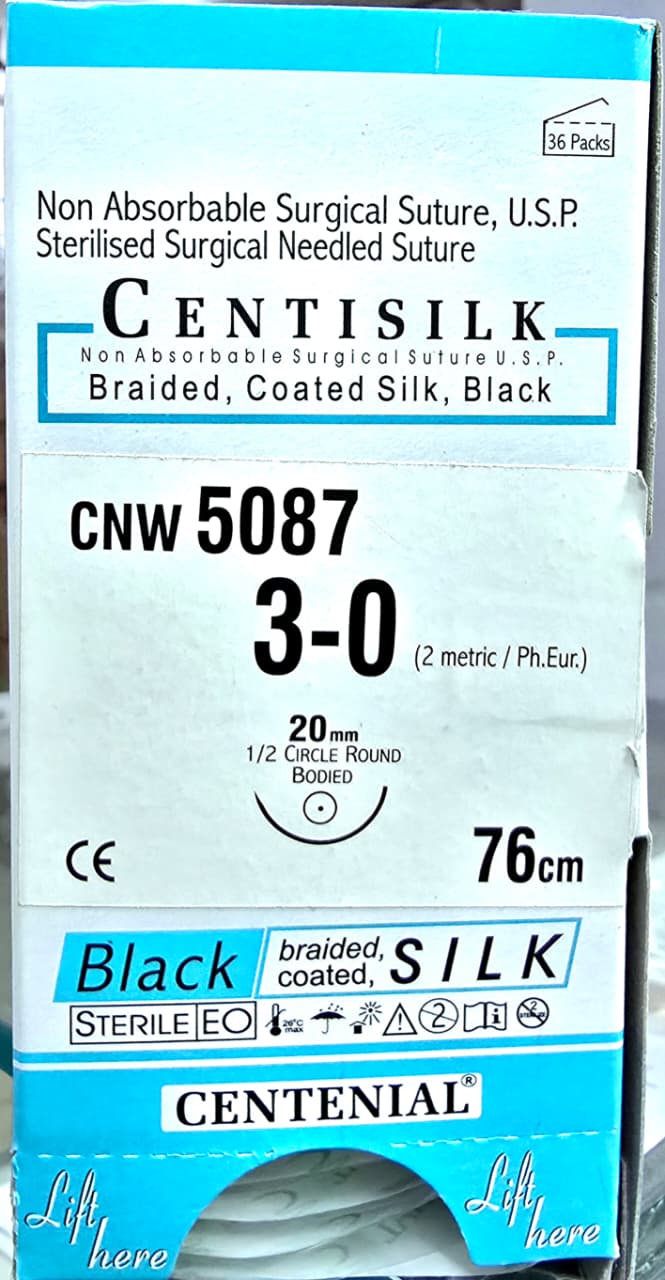 Centisilk 3-0 Round Body 76cm CNW5087