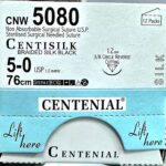 Centisilk 5-0 Reverse Cutting 76cm CNW5080