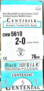 Centisilk No. 2-0 tapercut 17mm needle 76cm cnw5610