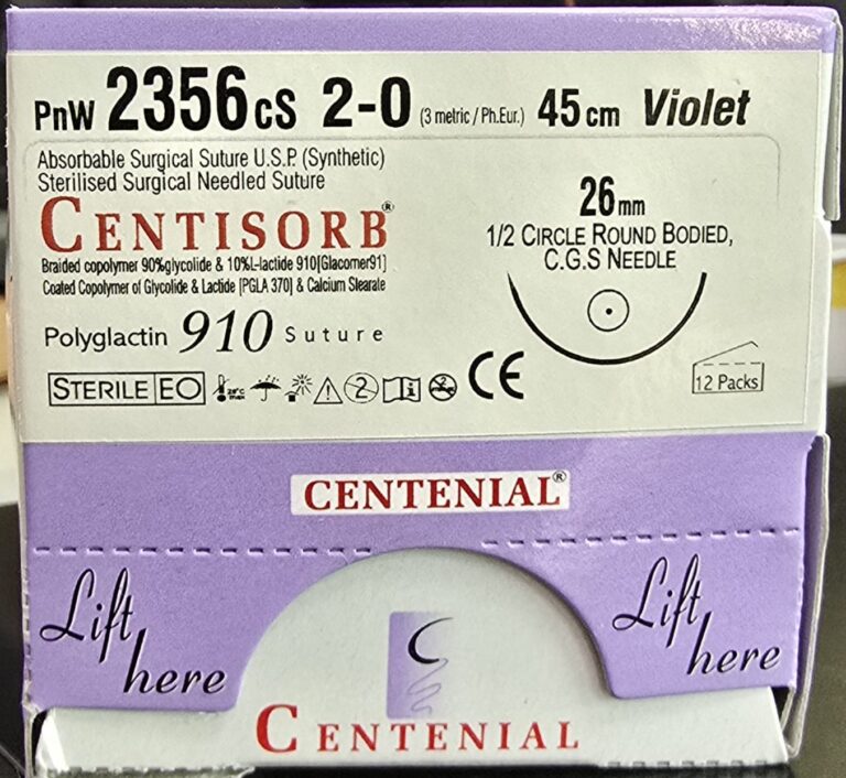 Centisorb 2-0 45cm Round Body PnW 2356cs