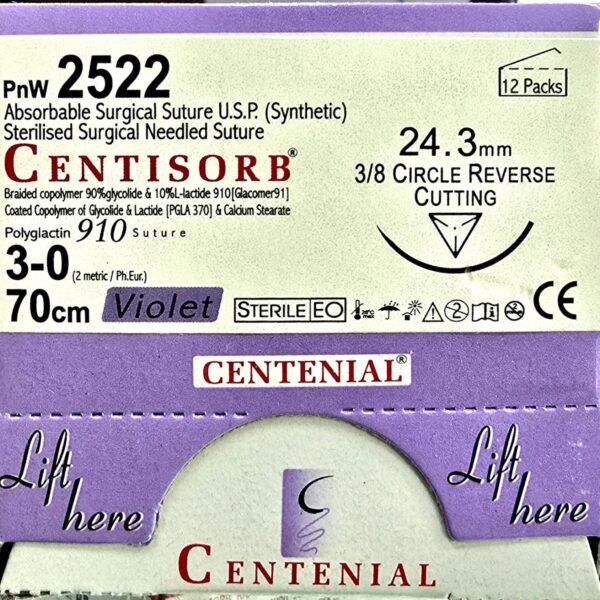 Centisorb 3-0 Reverse Cutting 70 cm Pnw 2522