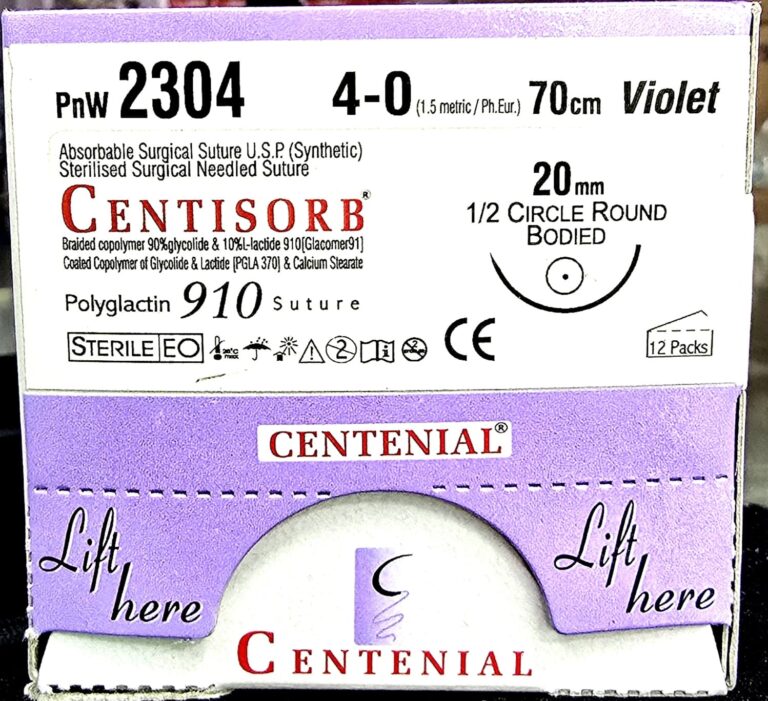 Centisorb 5-0 Round Body 45cm PnW2303