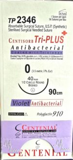 Centisorb Plus 1-0, 90cm Round Body Tp 2346