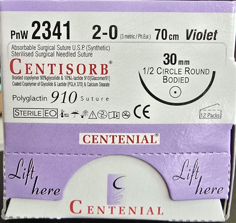 Centisorb 2-0 70cm Round Body PnW 2341