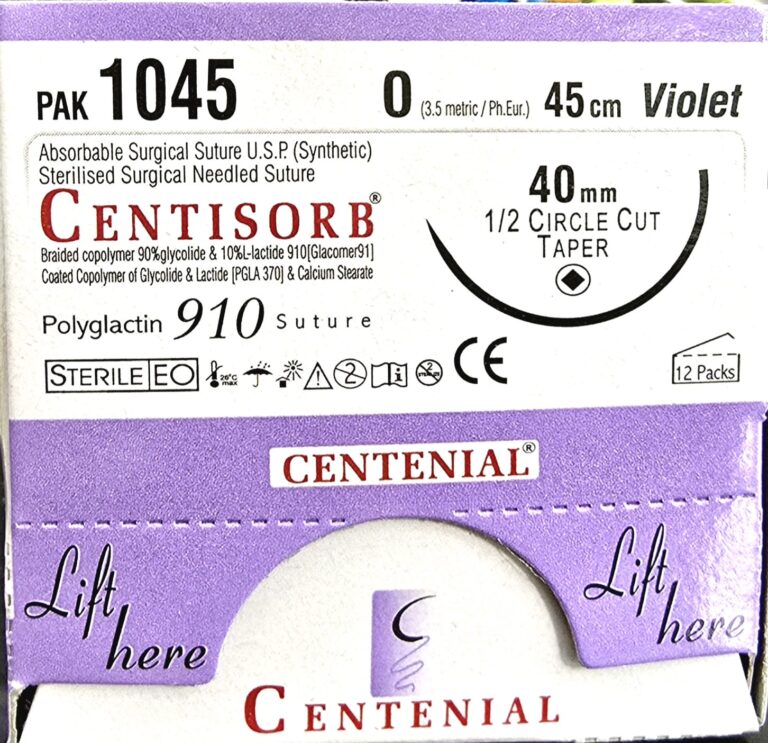 Centisorb 1-0 45 cm Round Body PaK 1045