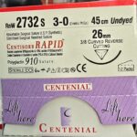 Centisorb Rapid 3-0 Reverse Cutting 45cm RnW2732s