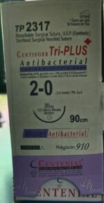 Centisorb Tri-Plus Antibacterial TP 2317 2-0 90cm Circle Round