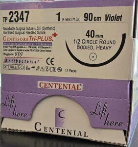 Centisorb Tri-Plus Antibacterial No- 1 90cm Round Body TP 2347