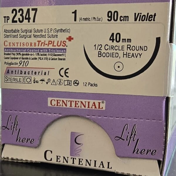 Centisorb Tri-Plus Antibacterial No- 1 90cm Round Body TP 2347