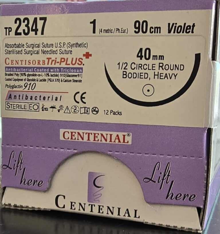 Centisorb Tri-Plus Antibacterial No- 1 90cm Round Body TP 2347