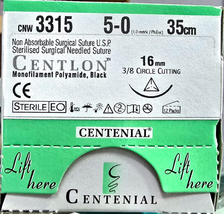 Centlon 5-0 cutting 35cm cnw3315