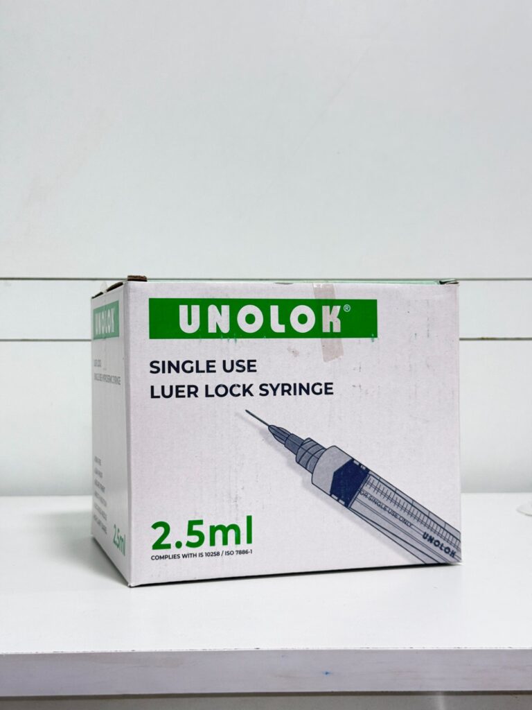 Syringe 2.5ML Unolok