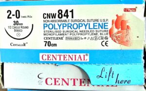 Centilene 2-0 Round Body 70cm cnw841