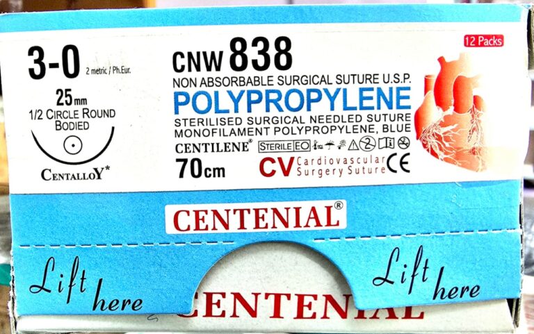 Centilene 3-0 Round Body 70cm cnw838