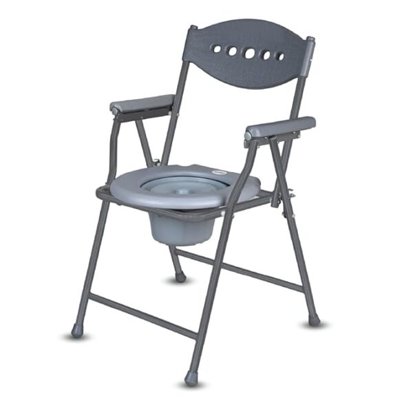 Comfort Steel Folding Commode Chair