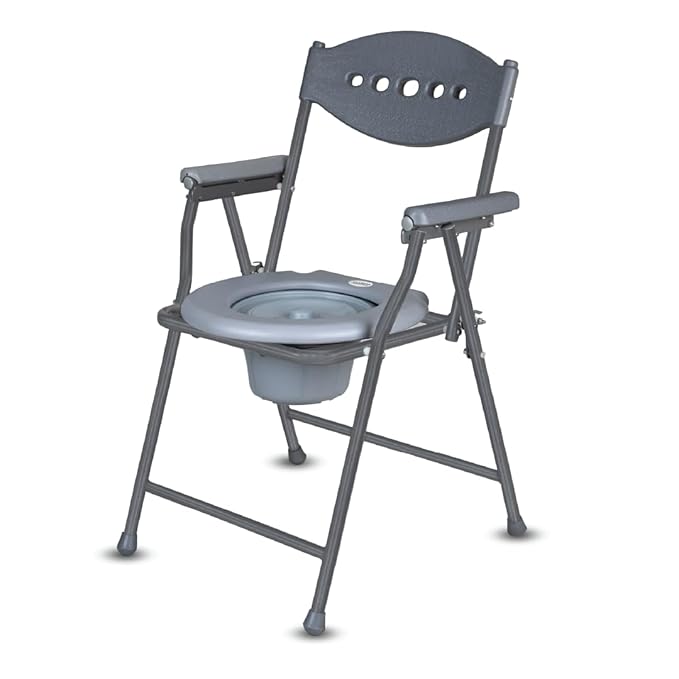 Comfort Steel Folding Commode Chair
