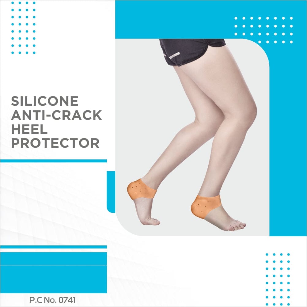Orthopedic Silicone Heel Protectors for Foot Comfort - Copy (2) Silicone Anti-Crack Heel Protector