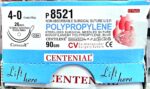 Polypropylene 4-0, 26mm 1/2 Circle taper point, Double Armed, 90cm P8521