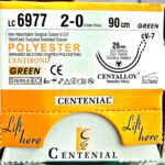 Polyester Suture 2-0 90cm Double Needle LC6977