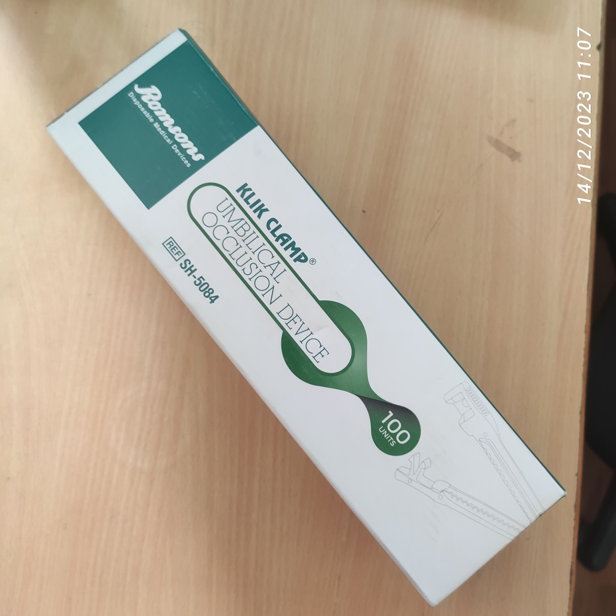 Umbilical Cord Clamp Klik Clamp – Sterile Newborn Use