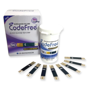 SD Codefree Glucometer Strips